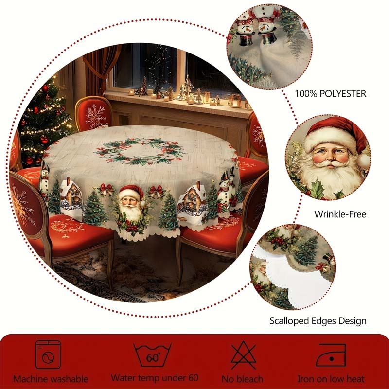 🎄🎅Dekoratyvinė kalėdinė staltiesė-LT