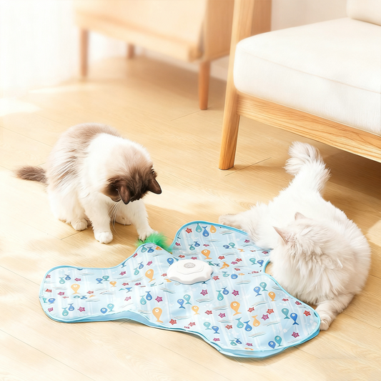 🐈 para gatos 2 en 1 escondite-ES