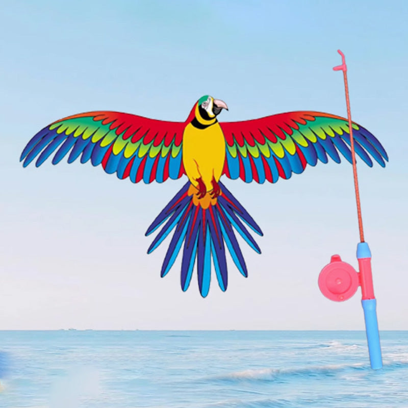🎣🪁Inovatyvūs meškerių aitvarai✨✨Lengvai valdomi, nesibaigiančios pramogos lauke vaikams!-LT