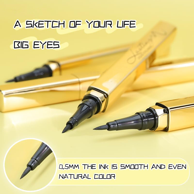 🔥1+1 δώρο✨Υγρό eyeliner μακράς διαρκείας, αδιάβροχο - τέλος στο μουτζουρωμένο eyeliner!-GR
