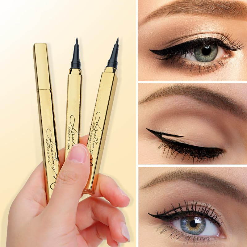 🔥1+1 δώρο✨Υγρό eyeliner μακράς διαρκείας, αδιάβροχο - τέλος στο μουτζουρωμένο eyeliner!-GR