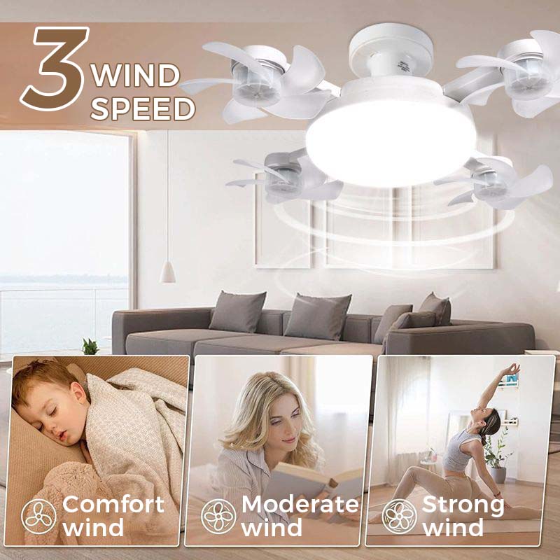 💡 Uživajte u hladnoj udobnosti i mekom svjetlu - Moderni LED stropni ventilator s daljinskim upravljačem - Plaćanje pouzećem 🌀-HR