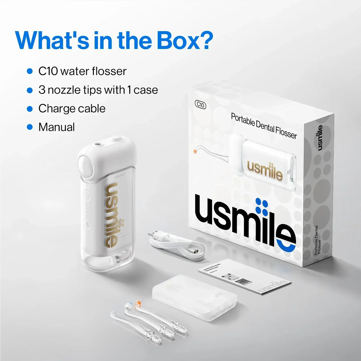 Φορητός οδοντιατρικός ψεκαστήρας Usmile C10-GR